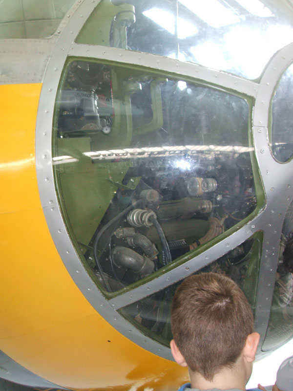 B-29 Starboard view of cockpit