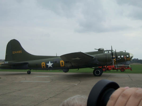 B-17 Sally B taxiing