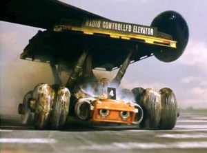 Elevator vehicle under Fireflash from Thunderbirds