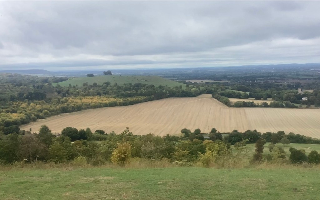 View toward Wendover from Coombe Hill War Memorial